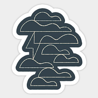 Thunderclouds And Lightning No. 1 Sticker